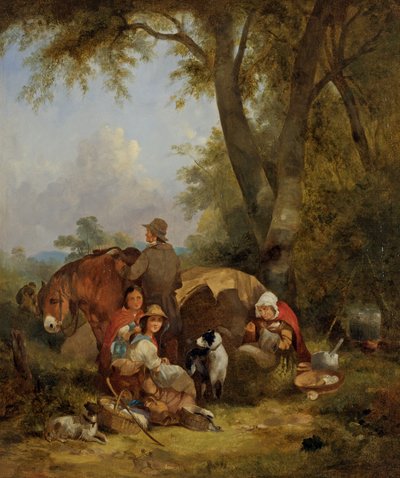 Gypsy Encampment by William Snr. Shayer